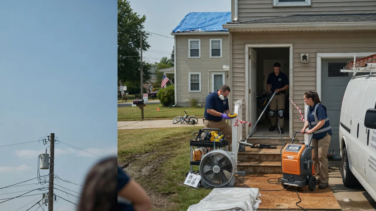 Water Damage Repair in Conklin, MI near me
